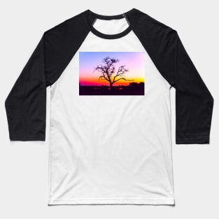 African Tree At Sunset Baseball T-Shirt